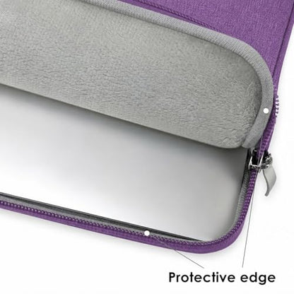 13 Inch Laptop Sleeve Case for MacBook Neo 13'' | Protective with Adjustable Handle Carrying Canvas Bag Accessories for Students Home Office (Purple) - color: Purple