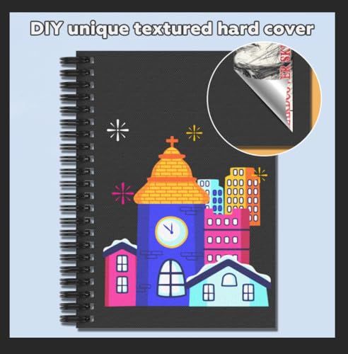 Joibabe 5.5" x 8.5" Sketch Book ，2 Pack 80-Sheets (68lb/100gsm)，Double-Sided Hardbound Sketchbook, Spiral Bound,Acid Free Paper Painting Drawing Writing Sketching Pad for Kids Adult Teens Girls Boys - size: 5.5 x 8.5 inches (2 Pack)