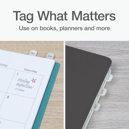Redi-Tag, RTG31010, Permanent Stick Write-On Index Tabs, 416 / Pack, White, (Pack of 1) - style: 416 Tabs