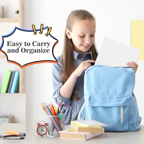 12-Pack Plastic Folders with Pockets and Prongs, 2-Pocket Poly Folders with 3 Fasteners Holds 8-1/2" x 11" Paper for School/Office/Home, White - color: White, size: 12-Pack