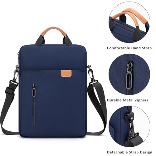 Laptop Sleeve Bag for 16 Inch MacBook Pro/Max M1 M2 M3 M4 M5 15 Inch MacBook Pro/Air M2 M3 M4 M5, Waterproof Protective Lightweight Laptop Computer Cover Bag, Navy Blue - color: Navy Blue, size: 15-16 Inch