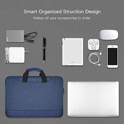 11.6 12.9 Inch Laptop Bag Men Women TSA Briefcase Sleeve for Macbook Neo 13 A18 Pro A3404, iPad Air 13 M4 M3 2026, 13" iPad Pro M5 M4, iPad 12.9", Acer Lenovo Dell Chromebook 11.6" Carrying Case, Blue - color: Blue, size: 11.6-12.9 Inch