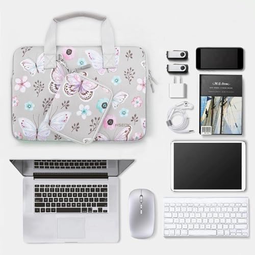 11.6 12.9 13 inch Elastic Laptop Sleeve with Small Case Compatible with 13 inch MacBook Neo Air Pro M5/M4/M3/M2/M1, iPad 13 12.9, XPS 13 and Most 11.6 12.9 13 inch Notebooks Tablets,B02F01 - color: B02f01, size: 11.6"-13"