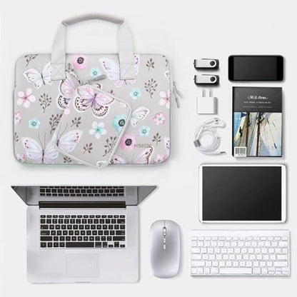 11.6 12.9 13 inch Elastic Laptop Sleeve with Small Case Compatible with 13 inch MacBook Neo Air Pro M5/M4/M3/M2/M1, iPad 13 12.9, XPS 13 and Most 11.6 12.9 13 inch Notebooks Tablets,B02F01 - color: B02f01, size: 11.6"-13"