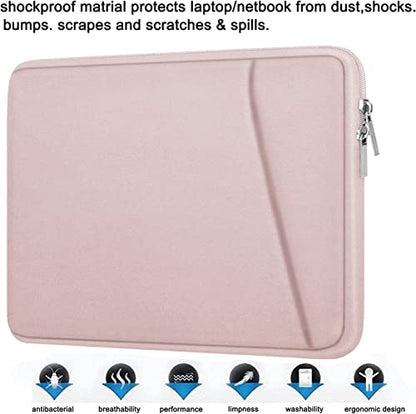 Laptop Case 14 inch, Durable Carrying Sleeve Bag Shockproof Protective Case Cover, Handbags Briefcase Laptop Bag Compatible with 14" MacBook Air/Pro HP Asus Lenovo Notebook Computer, Pink - color: Pink, size: 14 inch