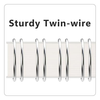 RETTACY Blank Journal Notebook, 2-Pack, 160 Pages per Pack, B5 Medium Size (7.6'' × 10''), 100 GSM Thick Paper, Spiral-bound, Flexible Plastic Cover, for Sketching, Drawing, Painting - color: Transparent - B5, style: Plain