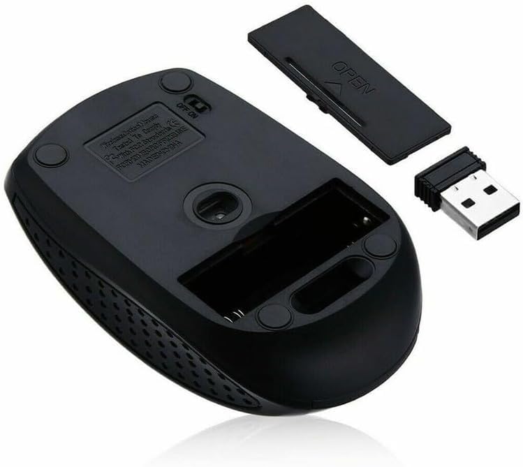 Wireless Mouse - Wireless Mouse for Laptop, 2.4GHz Wireless Mouse with USB Receiver, Ergonomic Mouse with 1600 DPI Optical Resolution, Compatible with Computer & Chromebook - color: Orange