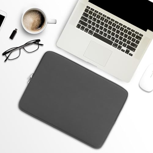 RAINYEAR 13 Inch Laptop Sleeve Compatible with 13.3" MacBook Air/Pro M1 M2 M3 M4 M5 A3449 A3240 A3113 A2681 A2338 Carrying Bag Protective Cover Soft Case (Gray, Upgraded Version) - color: Gray(upgraded Version), size: 13"