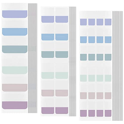 AVECMOI Sticky Index Tabs for Notebooks Binders, 420 Pieces, Divider Page Markers Book Tabs, Neutral Labels Tabs for File Folders, Calendar, Planner, Morandi