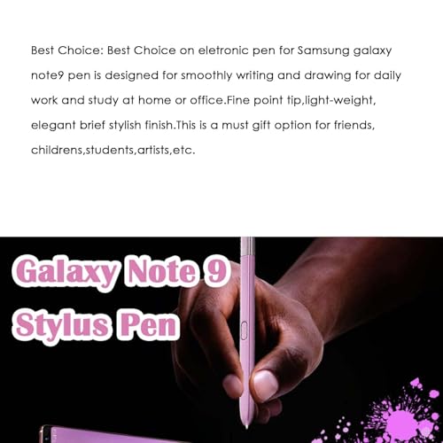 Galaxy Note 9 S Pen Replacement for Samsung Galaxy Note 9 Pen,Galaxy Note 9 Stylus Pen Replacement for Samsung Galaxy Note 9,Without Bluetooth(Lavender Purple) - color: Lavender Purple