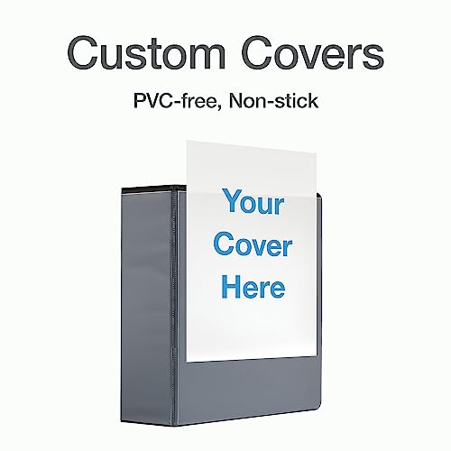 Cardinal 26341 Clearvue Binder, D-Ring, 4-Inch Capacity, 11-Inch x8-1/2-Inch, Black - color: Black, size: 4-Inch