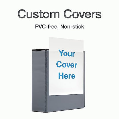 Cardinal 26341 Clearvue Binder, D-Ring, 4-Inch Capacity, 11-Inch x8-1/2-Inch, Black - color: Black, size: 4-Inch