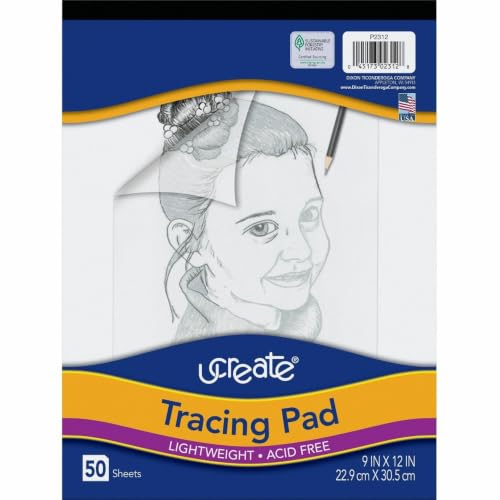 UCreate PACON UCreate® Tracing Pad, White, 9" x 12", 50 Sheets