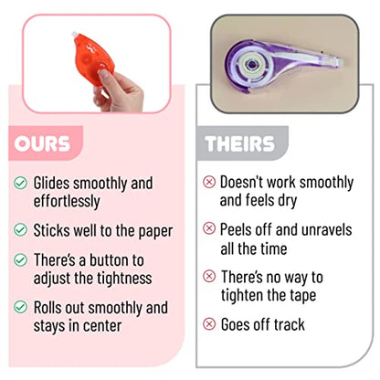 Mr. Pen- Correction Tapes, 7 Pack, 0.2" x 393", White Correction Tape Set | for Quick Corrections, Office and School Supplies