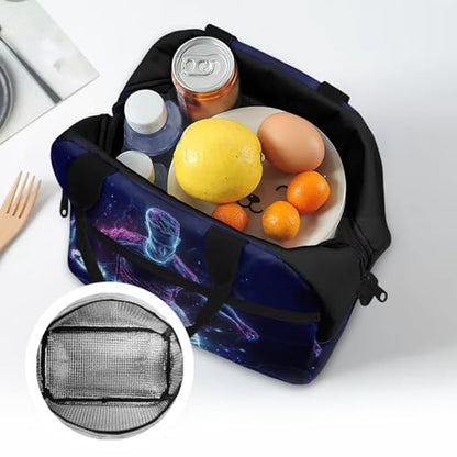 Soccer Kawaii Lunch Box for Girls 4-6 One Piece Lunch Box for Kids 6-8 Preschool Meal Bag Boys 8-10 Kindergarten Toddler Students Elementary School Lightweight Thermal Insulated - color: Soccer
