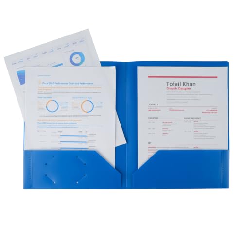 Mr. Pen- Plastic Folders with Pockets, 15 pcs | Aesthetic File Folder with Business Card Slot, 2-Pocket Folder, Back to School, Office, Filing Supplies - color: Retro Dream, size: 15 Pack