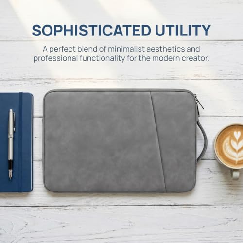 Laptop Sleeve 16 inch,Laptop Sleeve Bag Compatible with MacBook Pro/Air,HP,Dell,Lenovo,Slim Shockproof Cover with Accessory Pocket(Gray) - color: Dark Gray, size: 16 inch