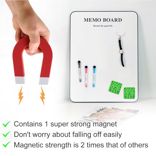 OWLKELA 30Pcs Dry Erase Erasers, Magnetic Whiteboard Eraser, Mini Whiteboard Cleaning Pads for Classroom, Office and Home, Green - color: Green, size: 30 Pcs