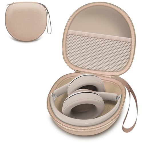 Headphone Case Compatible with BERIBES/TOZO/KVIDIO/Beats/Soundcore Anker/JBL Noise Cancelling Over-Ear Headphones, Light Khaki - color: 11.Light Khaki
