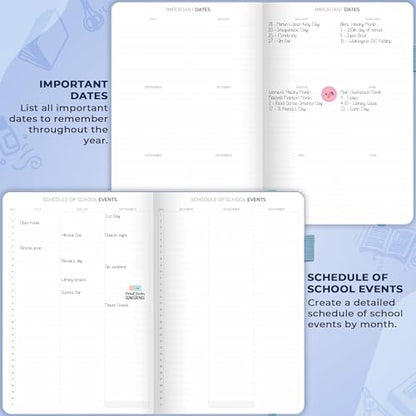 Clever Fox Teacher Planner, School & Homeschool Book, A4 Size Periwinkle | Undated, 8.5x11, lay-flat binding, heavy-duty hardcover, teacher lesson weekly & daily planner, homeschool supplies - color: Periwinkle, size: A4 (8.5" x 11")