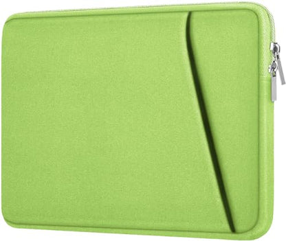 Askuko Laptop Sleeve 14 inch, Shockproof Protective Computer Cover, Durable Carrying Bag Laptop Case Compatible with 14"" MacBook Air/Pro HP Asus Lenovo Notebook, Light Green - color: Light Green, size: 14 inch