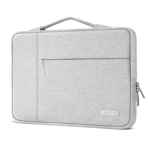 MOSISO Laptop Case 13.3 inch, 13.3 inch Laptop Sleeve with Handle | Compatible with MacBook Air/Pro 13/Pro 14, HP Dell ASUS Lenovo, Polyester Multifunctional Computer Bag, Gray - color: Gray, size: 13.3 inch