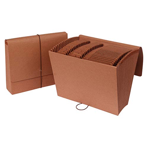 Pendaflex 21 Pocket A-Z Expanding File, File Organizer for School, Home and Office, Durable, with Pockets, Letter Size, Red Rope (75711) - size: 1 Count (Pack of 1)
