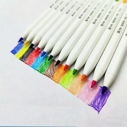 Mechanical Colored Pencils, 3.0mm, 12-Color Pencil Set | 12 Pcs, Soft Smoothly to Color, With Sharpener