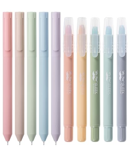 Mr. Pen- No Bleed Gel Highlighters, Assorted Colors, 8 Pack | Bible Highlighters and Pens No Bleed, Bible Markers for Study, Journaling, School Supplies and Accessories