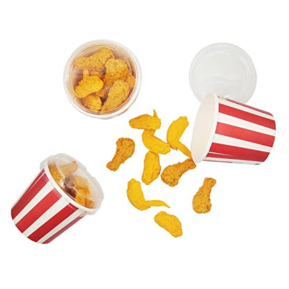 Food Erasers 27 Pack Fried Chicken Desk Pet Erasers for Kids Cute Fun School Supplies Prize Gifts Party Favors - style: Fried Chicken