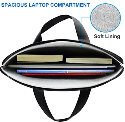 Laptop sleeve 15.6 inch, Laptop Case, laptop bag, Durable Shockproof Protective Computer Cover Carrying Bag Briefcase for 15" 15.6" HP Asus Acer Dell Lenovo Laptop Notebook Ultrabook, (Black/Grey) - color: Black/Grey, size: 15.6 inch