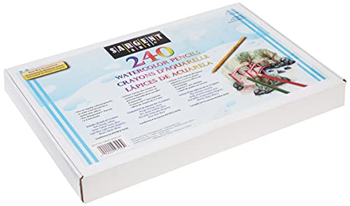 Sargent Art 240-Count Watercolor Pencil Class Pack, Classic Color Assortment, Non-Toxic, Thick 33 milimeter lead