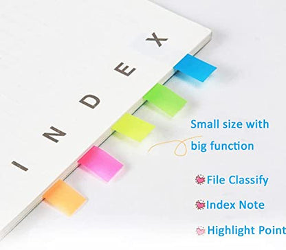 300PCS Sticky Index Tabs, Transparent Sticky Page Markers Notes, Book Markers, Sticky Note Tabs, Page Tabs, Label Stickers, Small Pop Up Post Tabs Flags Stickers