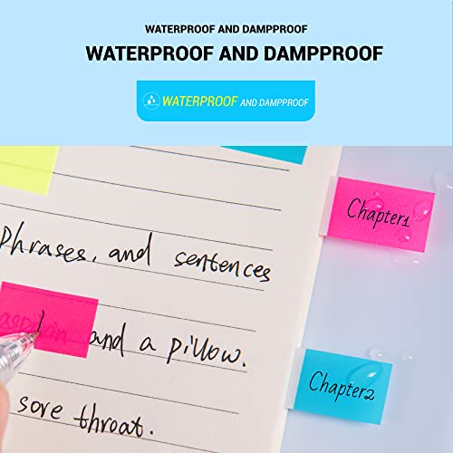 160Pcs Transparent Sticky Tabs - Page Markers for Books, Notebooks & Teacher Supplies, Index Flags File Organizer