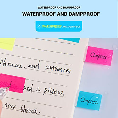 160Pcs Transparent Sticky Tabs - Page Markers for Books, Notebooks & Teacher Supplies, Index Flags File Organizer