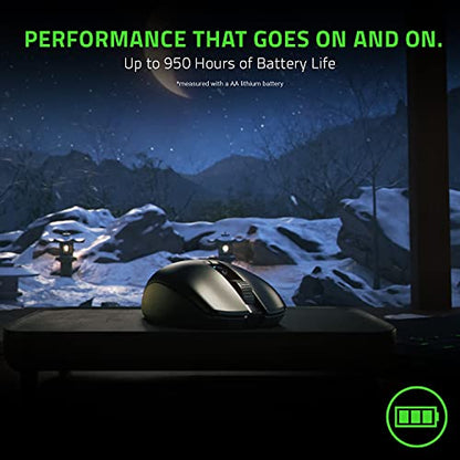 Razer Orochi V2 Wireless Gaming Mouse — Ultra Lightweight & Portable, Bluetooth & 2.4Ghz Wireless Connectivity, 18K DPI, Up to 950hrs Battery Life, Compatible with PC & Mac — Classic Black - color: Classic Black