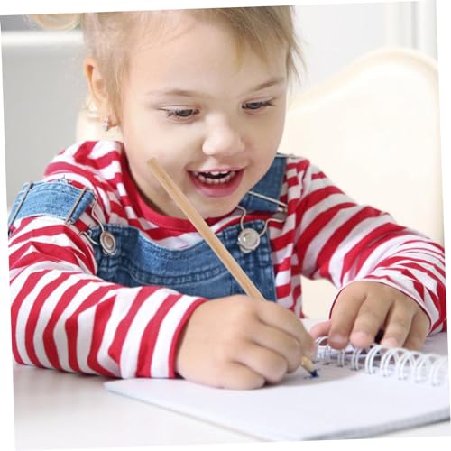 Tofficu 50pcs Wooden Sketch Pencils for Students Durable Writing Tools Comfortable Grip Easy to Sharpen for School and Art Projects
