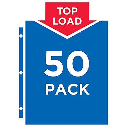 Avery Diamond Clear Heavyweight Sheet Protectors, Easy Load, 50 Document Protectors (74106) - style: 50 Pack