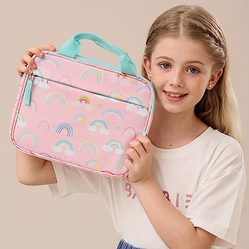 Choco Mocha Kids Tablet Sleeve Bag for Boys & Girls, (10-12.5Inch) - color: Tie Dye-rainbow 10inch, size: 10inch(10.5 x 8.5 x 1.3)