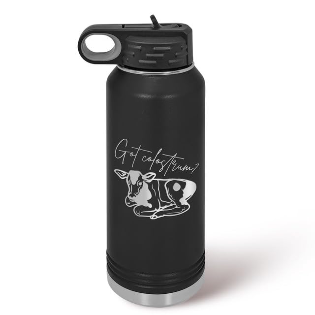 Veterinary Medicine Water Bottles - Stainless Steel Laser Etched, Vet Tech Appreciation Week Gifts for Women Men, Student Veterinarian Assistant Receptionist Cup Tumbler with Straw Lid - color: DS04, size: 32 Ounces