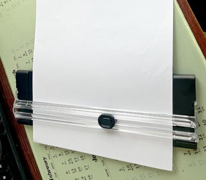 A4 Black 10.5 Inch x 3.5 Inch Paper Cutter for Cutting Paper, Coupon, Label, Cardstock, and Scrapbooking Craft for Office and Home (Black) - color: Black