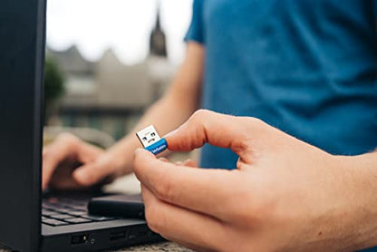 Verbatim 64GB Store 'n' Stay Nano USB 3.2 Gen 1 Flash Drive Snag-Free Low Profile Thumb Drive - Blue - size: 64GB