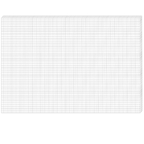 50 Sheets Large Graph Paper 24 X 36 Inch Graph Paper Pad 1 and 1/4inch Ruled Giant Grid Sheet Blueprint Drafting Pad for Engineering Architect Designer Mathematician White - color: white