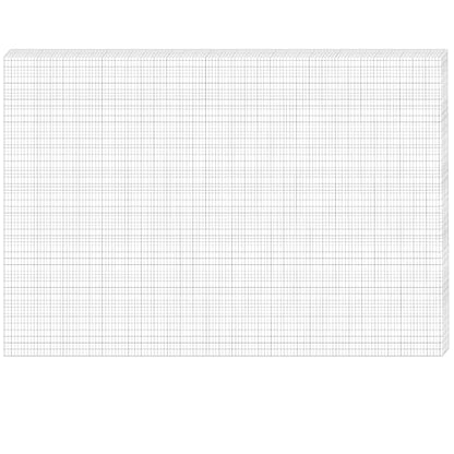 50 Sheets Large Graph Paper 24 X 36 Inch Graph Paper Pad 1 and 1/4inch Ruled Giant Grid Sheet Blueprint Drafting Pad for Engineering Architect Designer Mathematician White - color: white