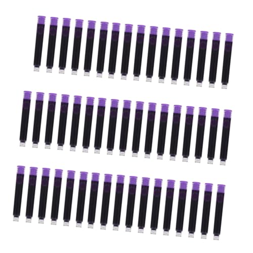 50pcs Erasable Fountain Pen Ink Refills for Students Premium Ink for Smooth Writing Quick-Drying for Office School Use