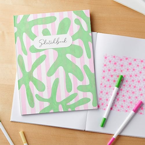 Paper Junkie Blank Books for Kids to Write Stories - 8.5 x 11 In, White Hardcover, Pack of 3 - Unlined Journal & Scrapbook with 36 Pages Acid-Free Paper for Drawing & Doodling