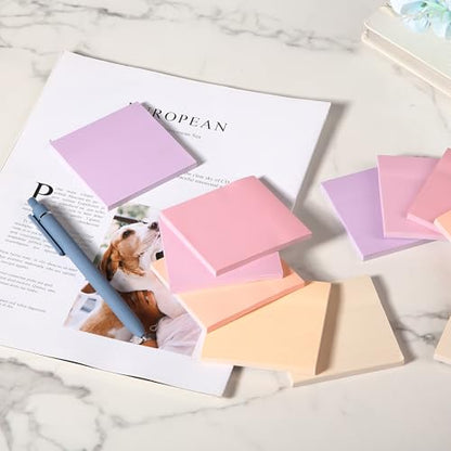 Mr. Pen- Sticky Notes, 3"x3", 12 Pads, 600 Sheets, Colorful | Sticky Notes Bulk, Self-Stick Note Pads, Perfect for Office, School, Home, Study & Organization