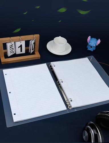 10 Pack Loose Leaf Paper 8.5 x 11, 1000 Sheets Lined Paper for 3 Ring Binders, Wide Ruled Notebook Paper, 3 Hole Punch Binder Paper, 100 Sheets/Pack Filler Paper for Office, School, and Home - style: 8.5x11-Wide Ruled-10 Pack (1000 Sheets)