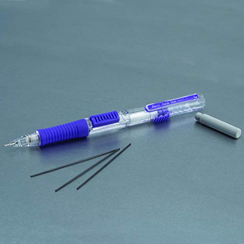 Pentel QUICK CLICK Mechanical Pencil (0.7mm), Violet Barrel, Box of 12 Pencils (PD217V) - color: Violet, size: 12 Count (Pack of 1), style: 0.7mm