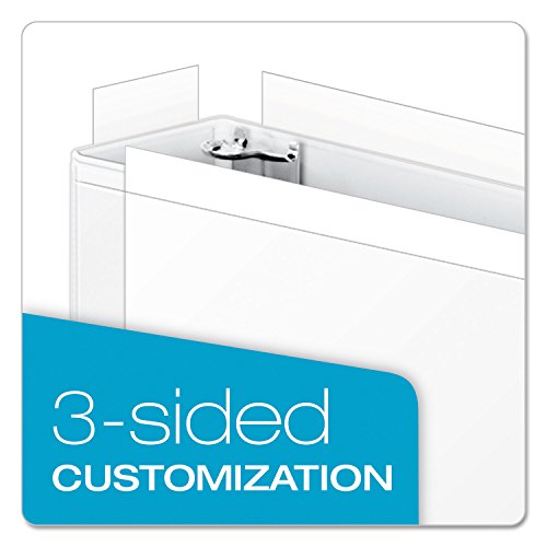 Cardinal 22132 Clearvue D-Ring Binders, 11-Inch x17-Inch, 2-Inch Capacity, White